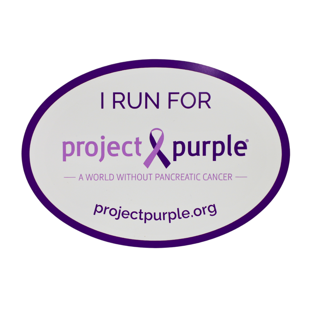 I Run For Project Purple Magnet