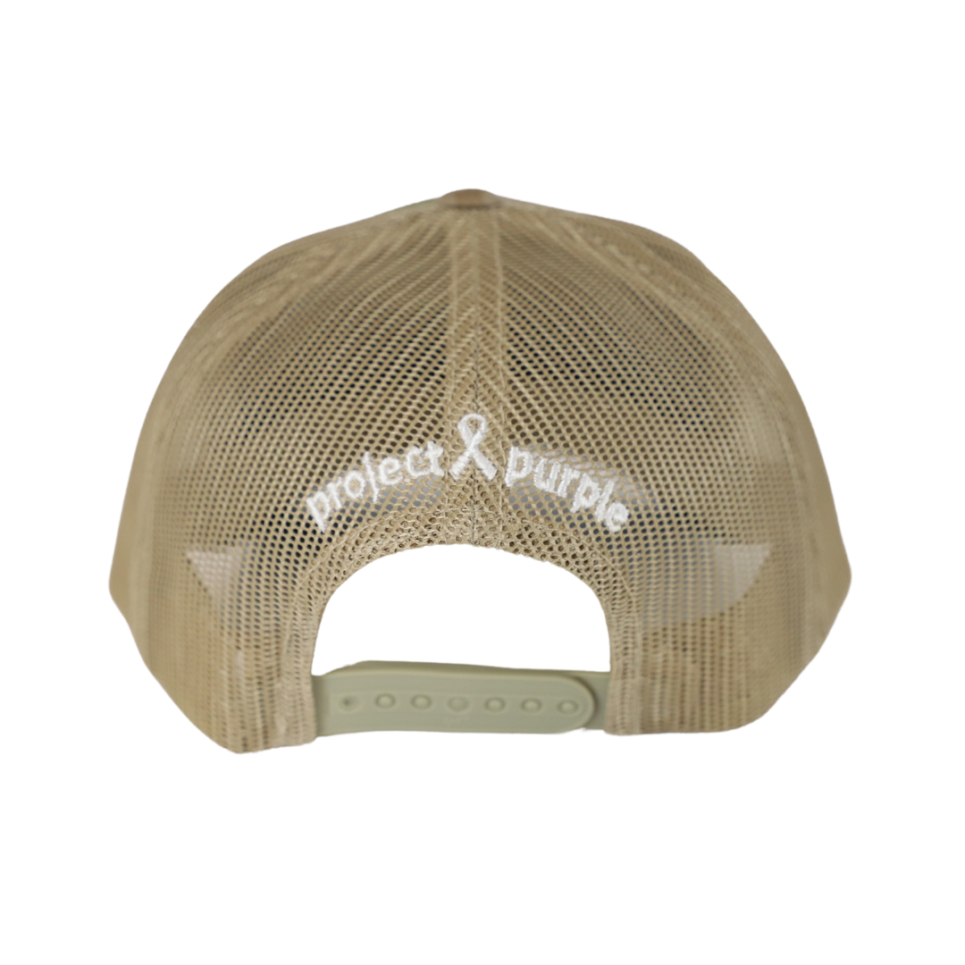 Project Purple Camo Flag Hat