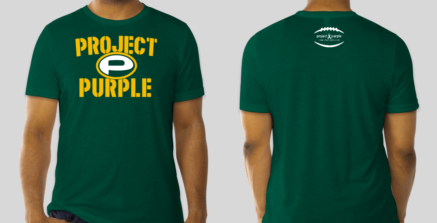 Packers inspired project purple logo
