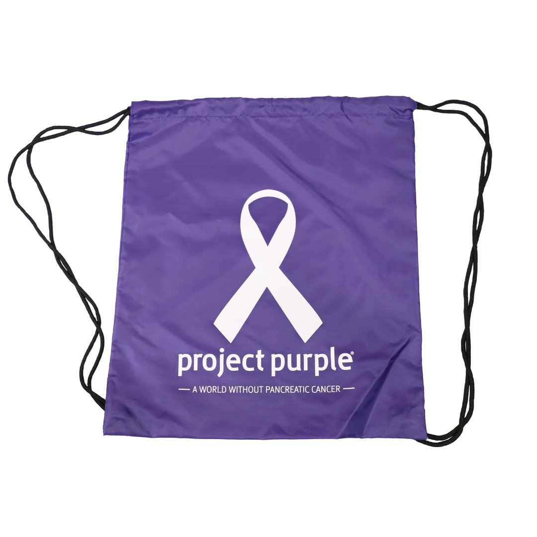 Project Purple Drawstring Cinch Bag