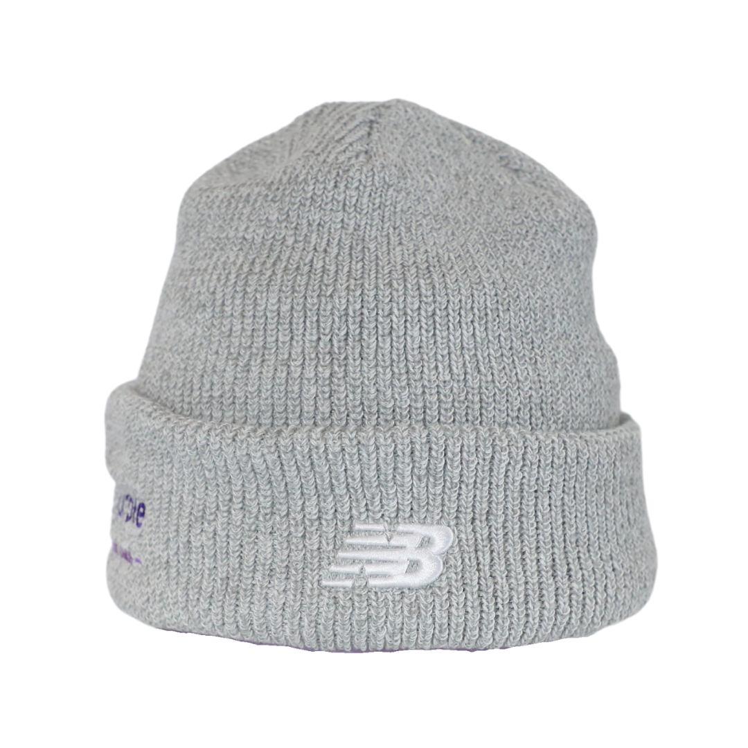 Project Purple x New Balance Cuff Knit Beanie - Gray