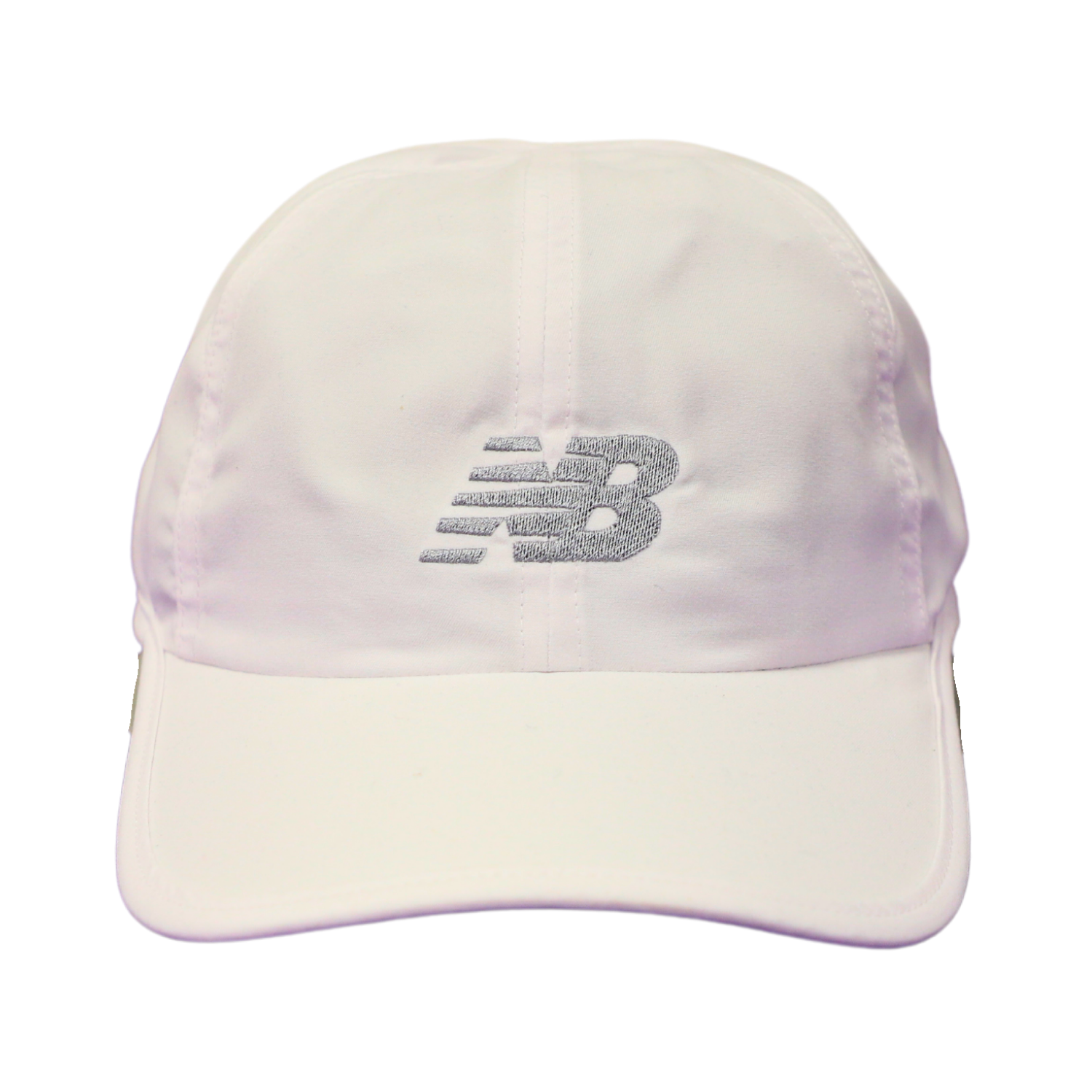 new balance project purple logo white hat