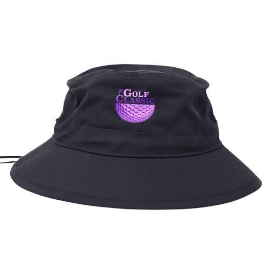 black golf classic bucket hat