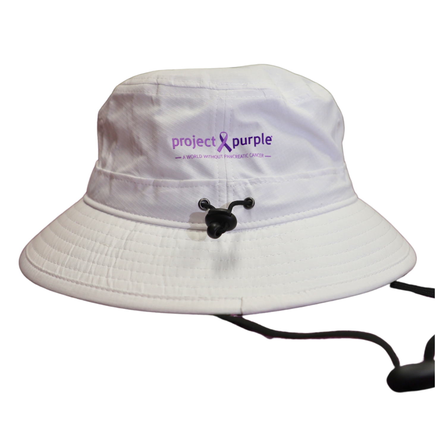 white golf classic bucket hat back side