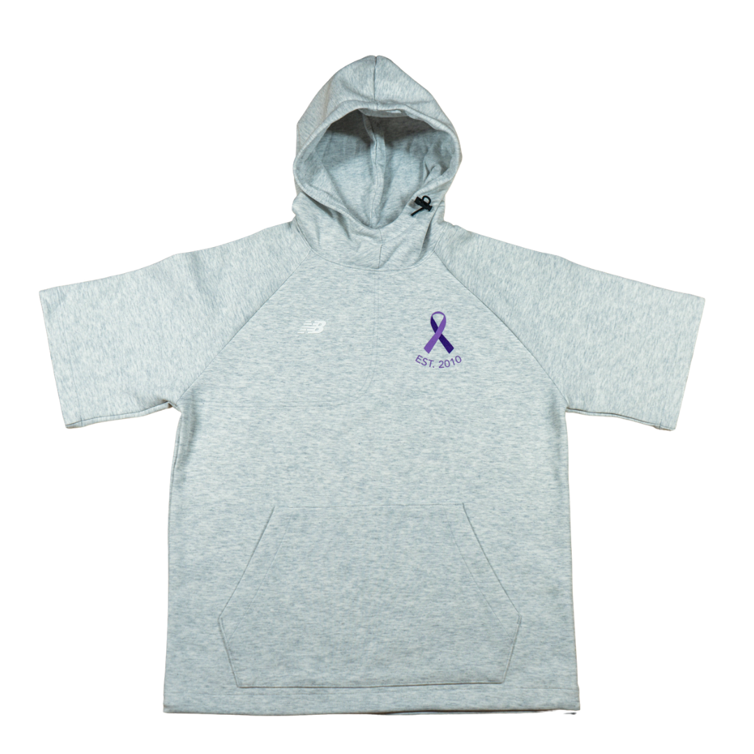 Men's New Balance Short-Sleeve Fleece Hoodie