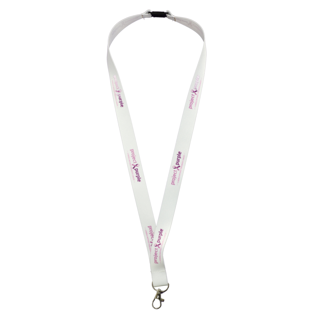 Project Purple lanyard