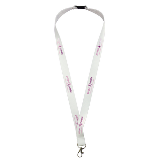 Project Purple lanyard