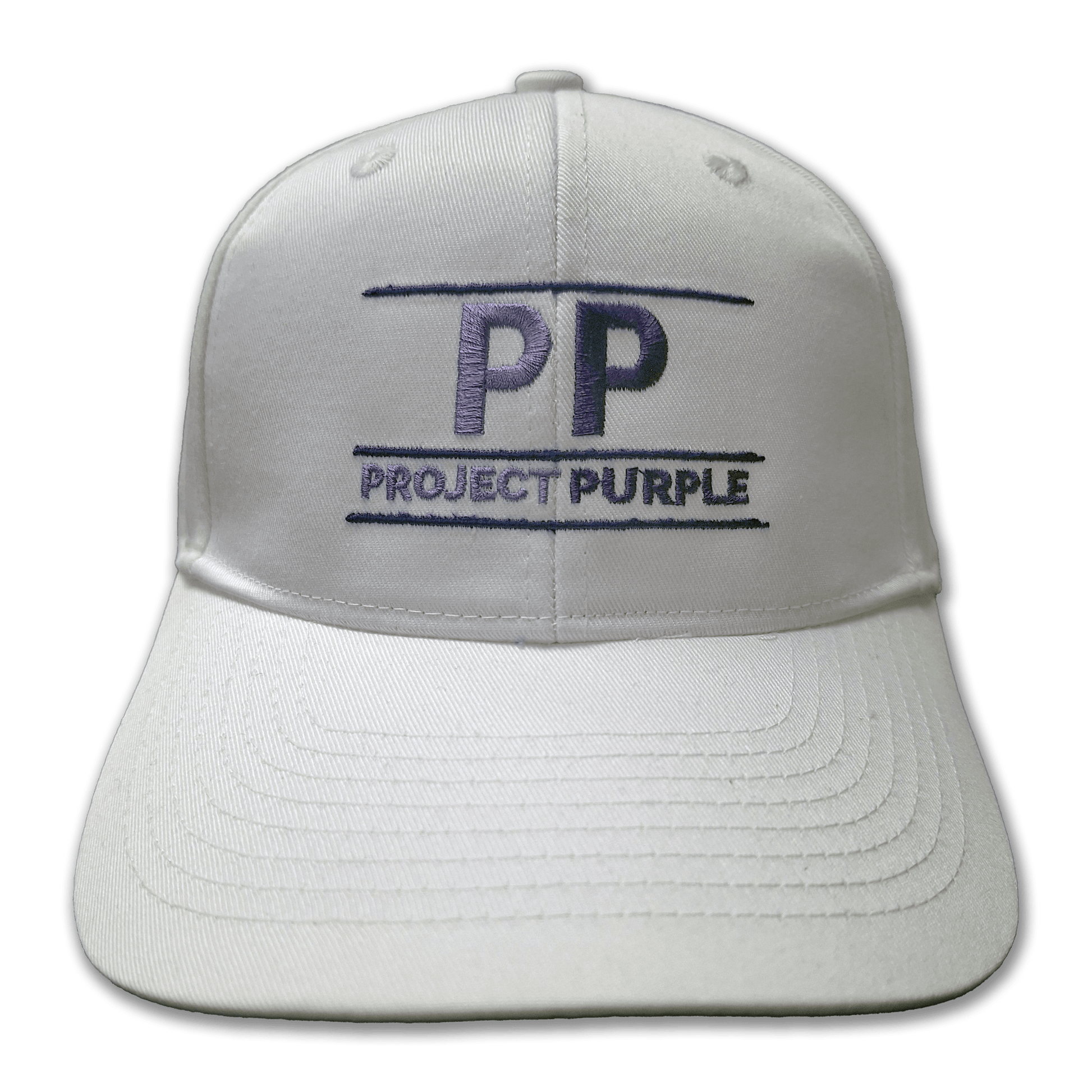 project purple trucker hat front view
