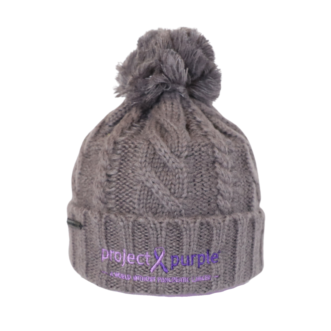 Project Purple x New Balance Knit Beanie - Purple